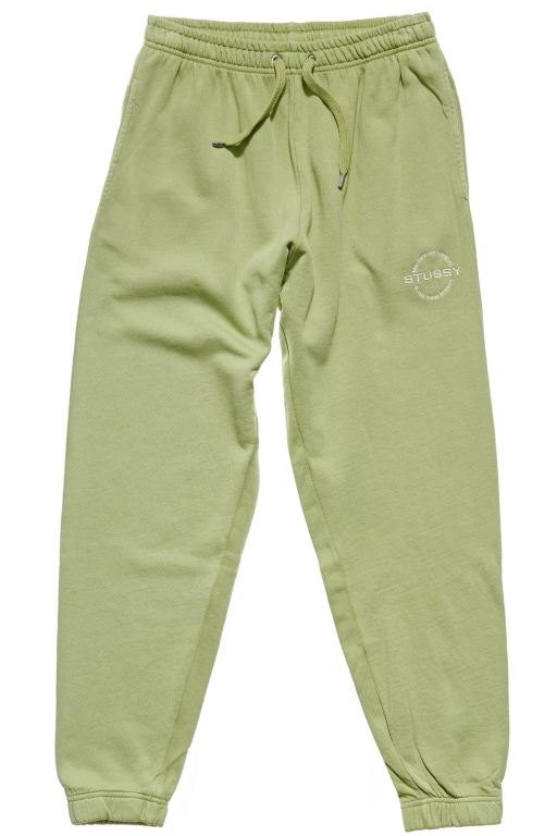 Stussy Womens City Circle Track Pants Green - RHFJL0842